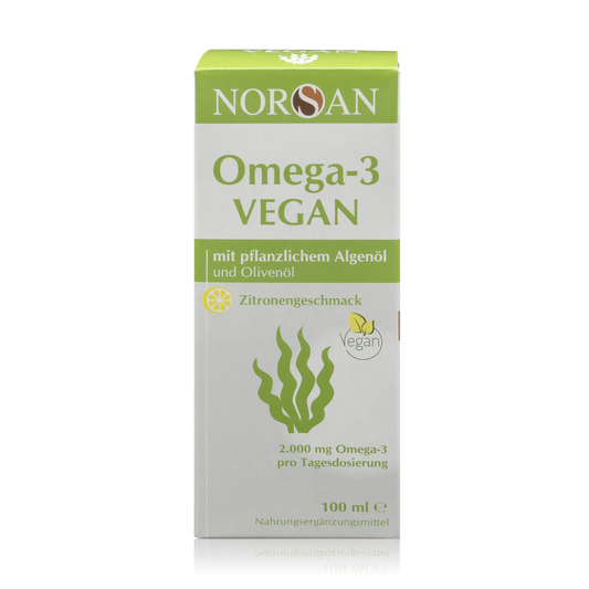 Norsan Omega-3 Algenöl Vegan - 100 ml - Vorderansicht