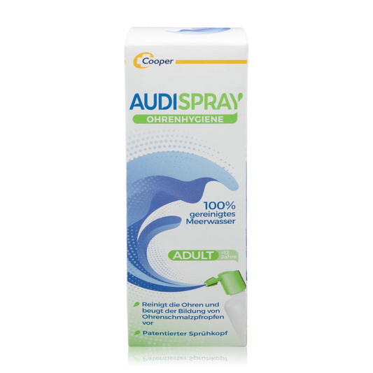 Audispray Adult Ohrenhygiene mit 100% gereinigtem Meerwasser (50ml) - ROTE.PLACE