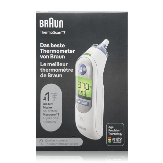 Braun ThermoScan 7 Ohrthermometer IRT6520WE - ROTE.PLACE