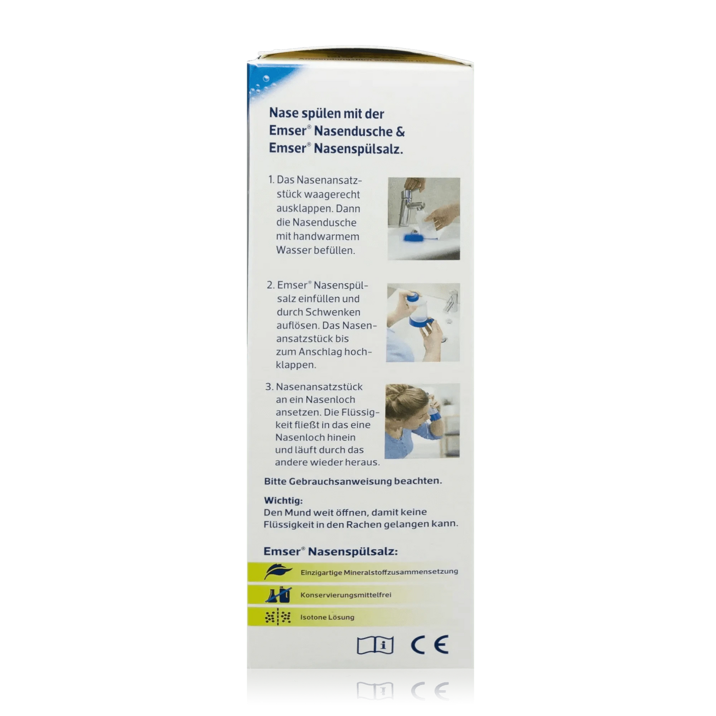 Emser Nasendusche - 1 Stück - Seitenansicht links