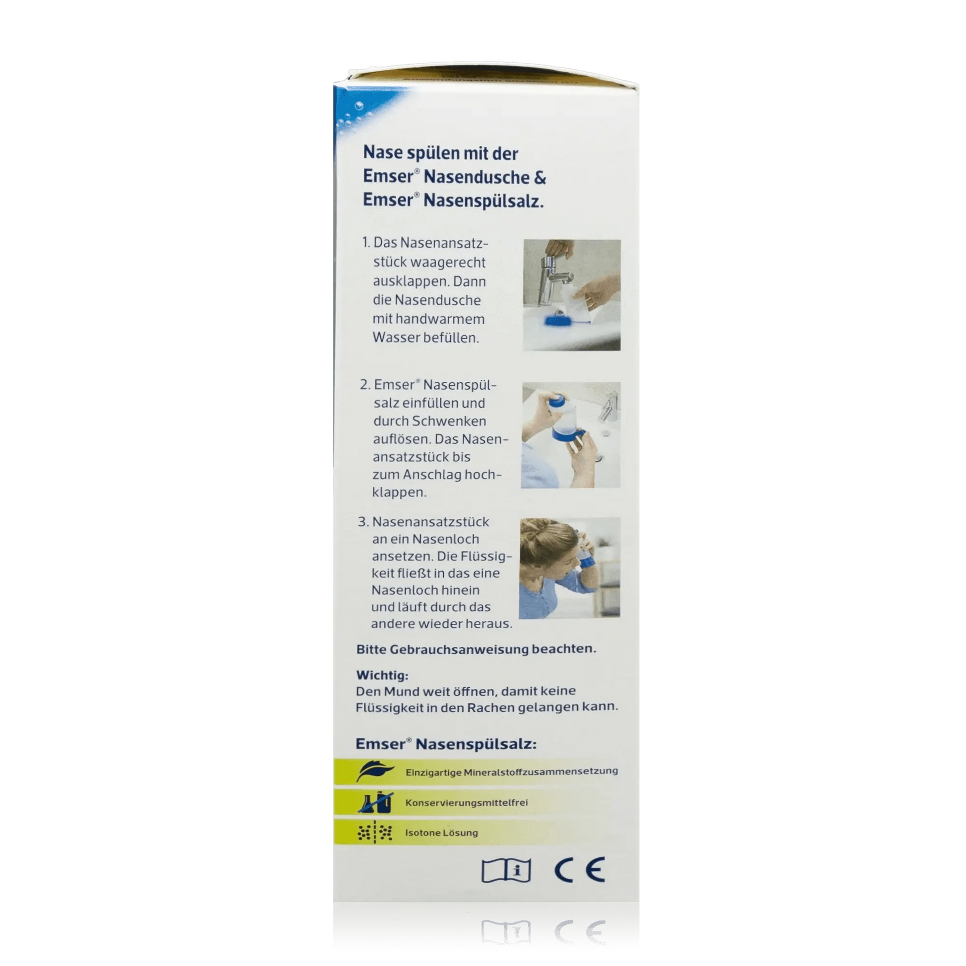 Emser Nasendusche - 1 Stück - Seitenansicht links