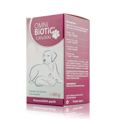 Omni Biotic Cat & Dog - 60 g - Vorderansicht schräg