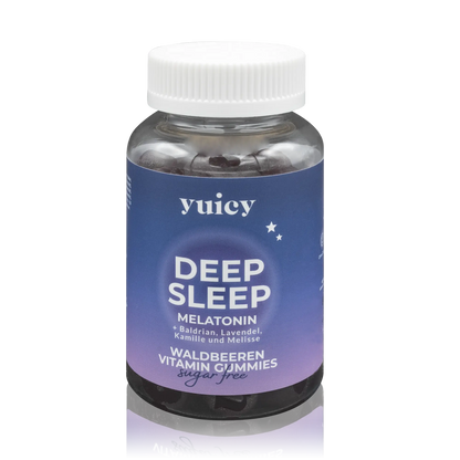 Yuicy Deep Sleep Melatonin Waldbeeren Vitamin Fruchtgummis - zuckerfrei (60 St.)