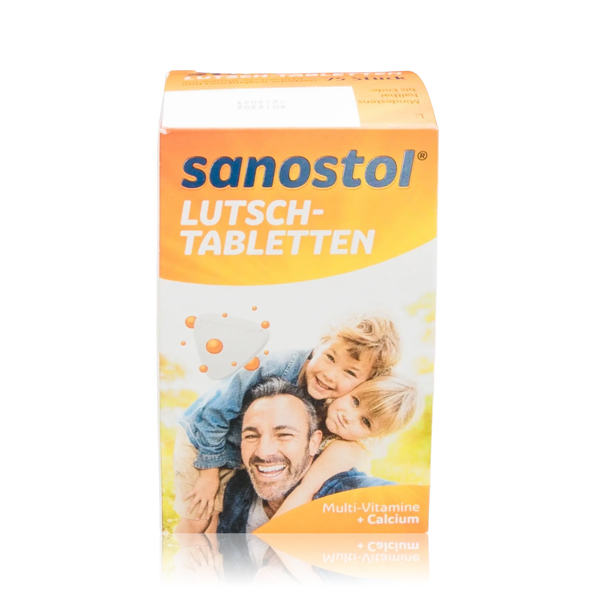 Sanostol Lutschtabletten mit Multi-Vitaminen und Calcium (90g) - Vorderansicht