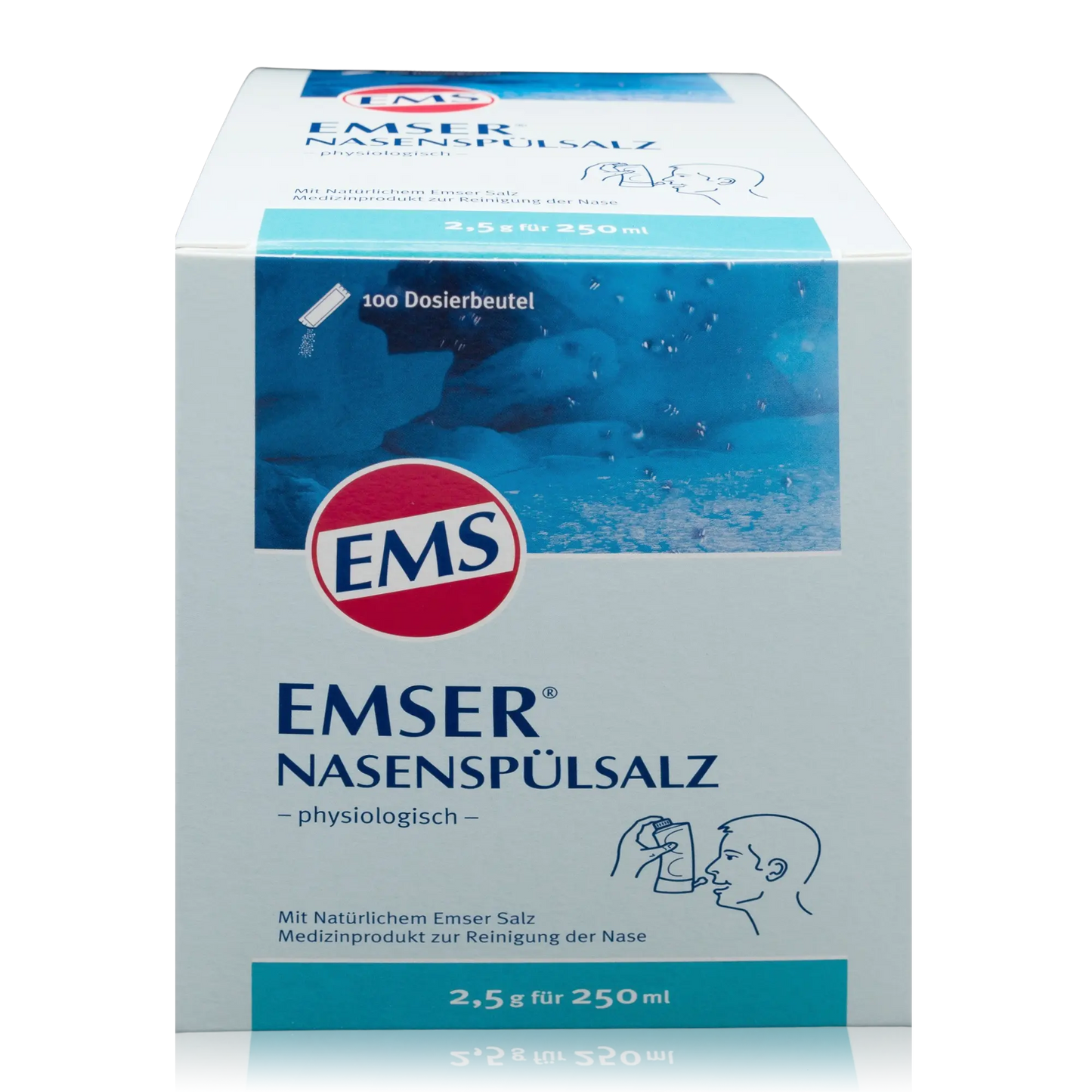 Emser Nasenspülsalz mit natürlichem Emser Salz - 100 Stück - Vorderansicht