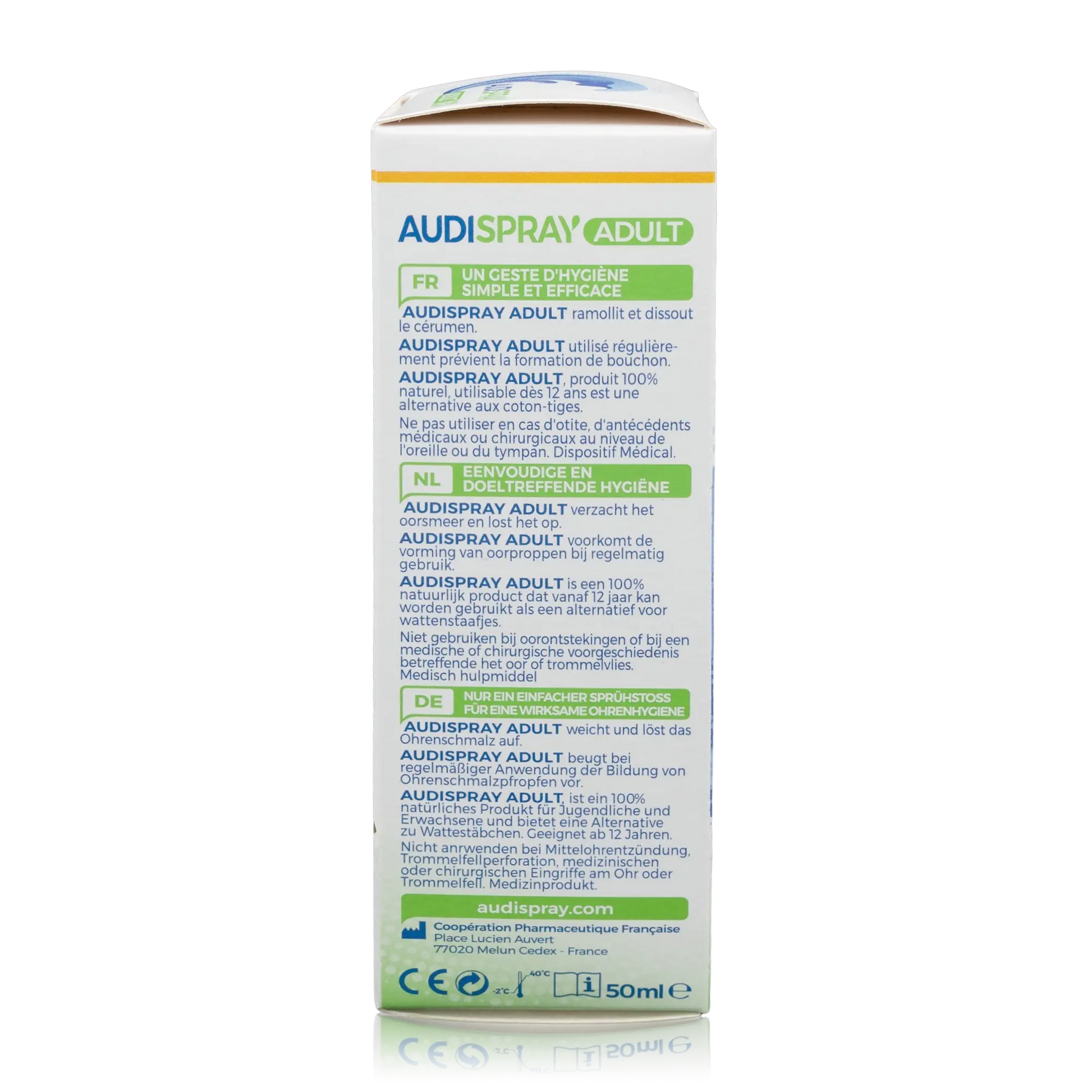 Audispray Adult Ohrenhygiene - 50 ml - Seitenansicht links