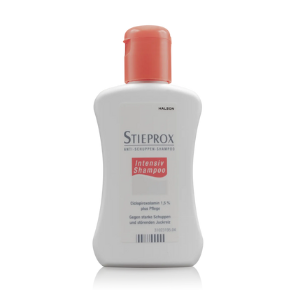 Stieprox Anti Schuppen Shampoo - 100 ml - Vorderansicht Shampooflasche