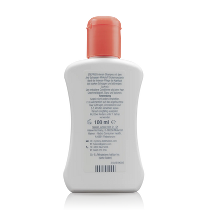 Stieprox Anti Schuppen Shampoo - 100 ml - Rückseitenansicht Shampooflasche