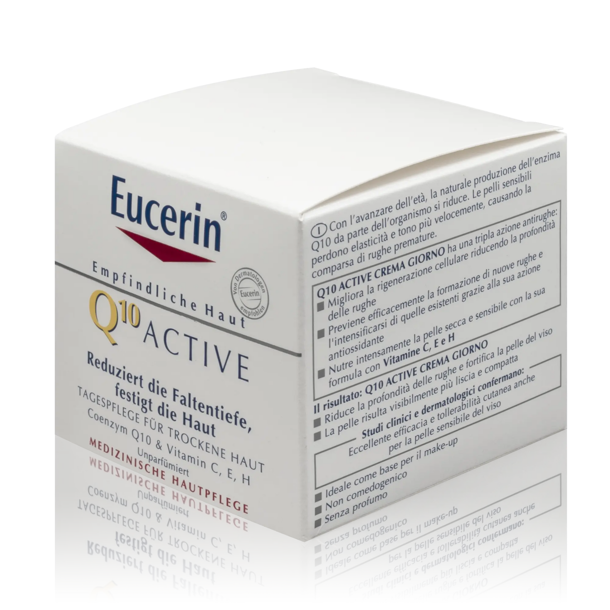 Eucerin Q10 Active Tagescreme - Sanfte Anti-Falten-Pflege speziell für empfindliche Haut (50 ml) - ROTE.PLACE