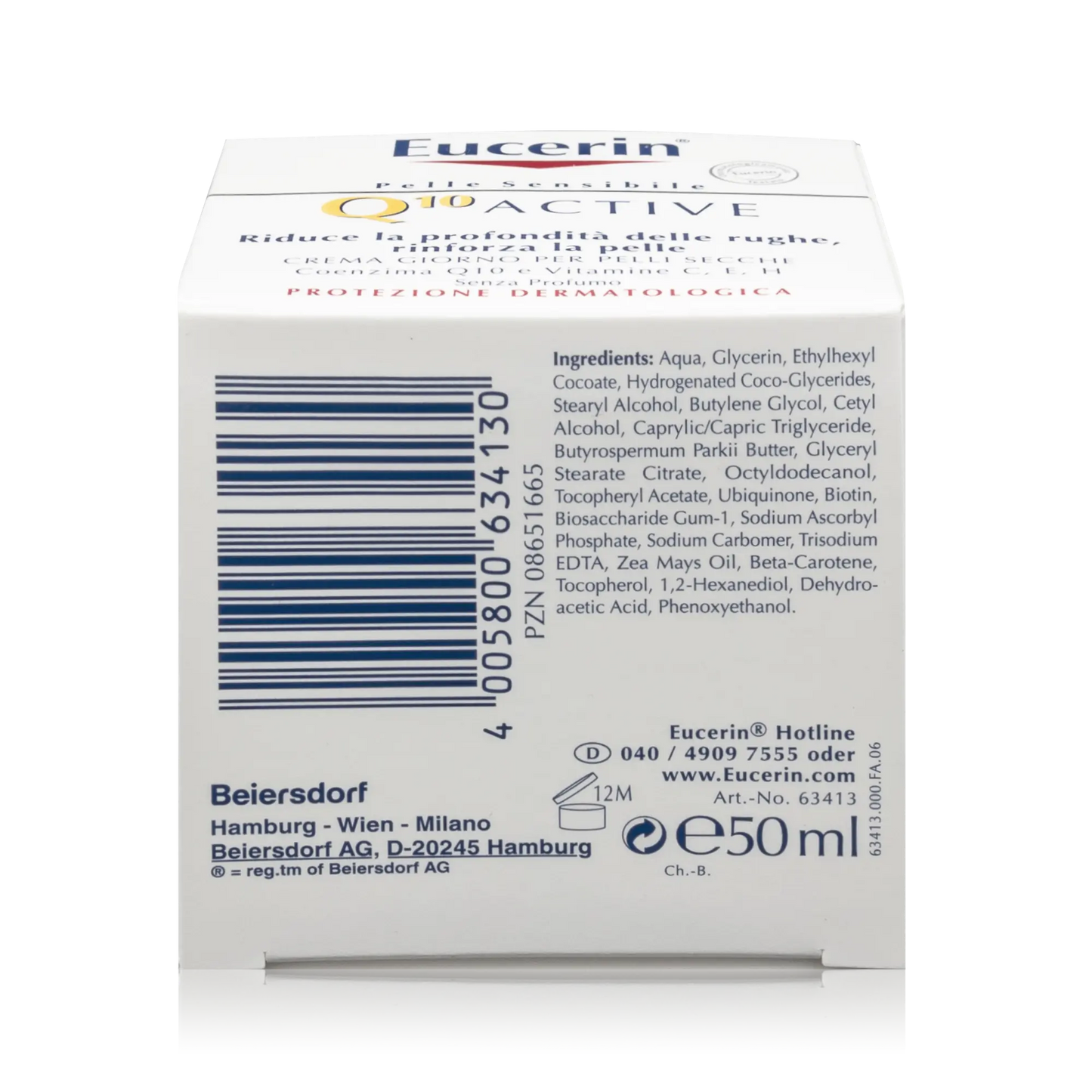 Eucerin Q10 Active Tagescreme - Sanfte Anti-Falten-Pflege speziell für empfindliche Haut (50 ml) - ROTE.PLACE