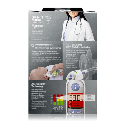 Braun ThermoScan 7 Ohrthermometer IRT6520WE - ROTE.PLACE