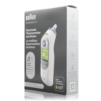 Braun ThermoScan 7 Ohrthermometer IRT6520WE - ROTE.PLACE