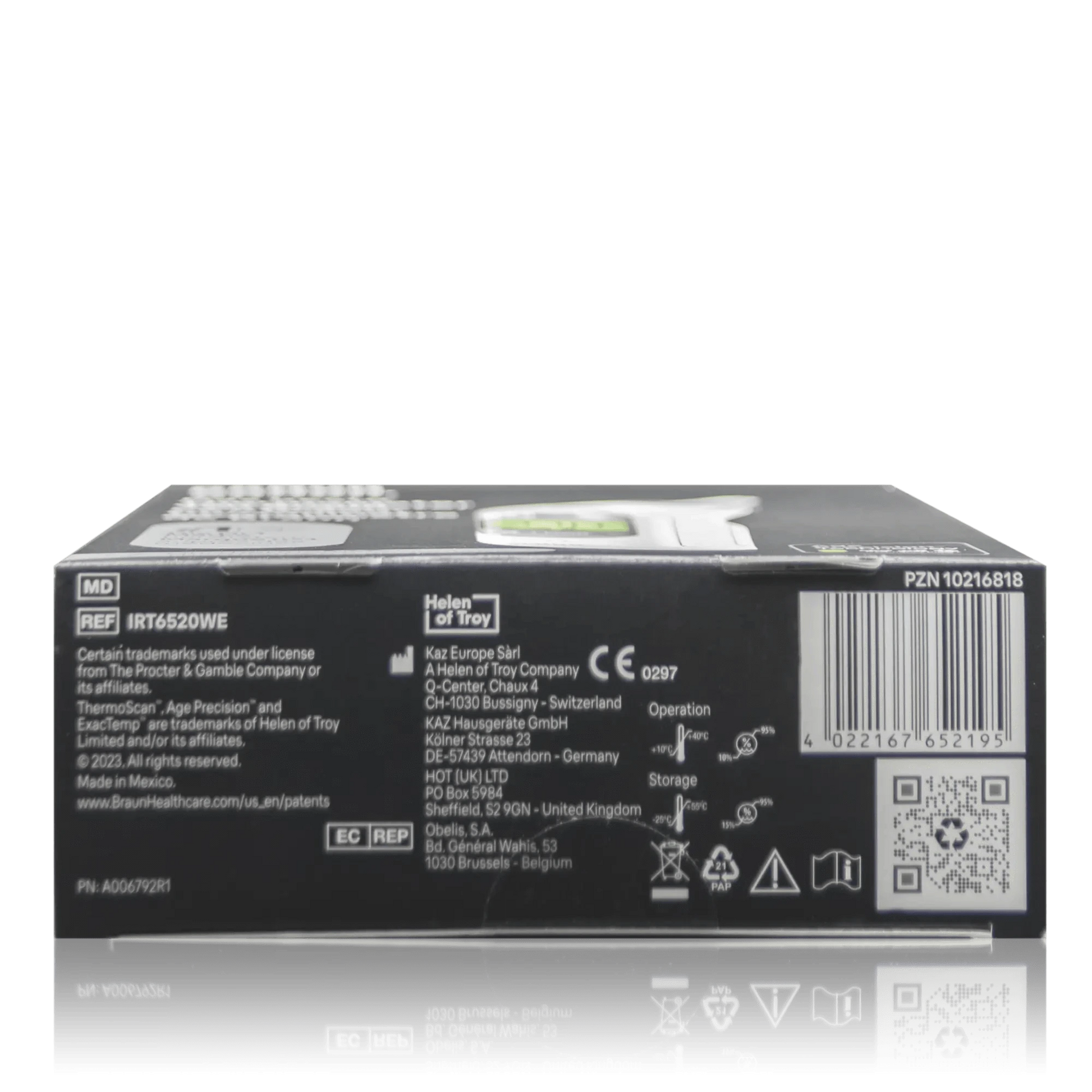 Braun ThermoScan 7 Ohrthermometer IRT6520WE - ROTE.PLACE