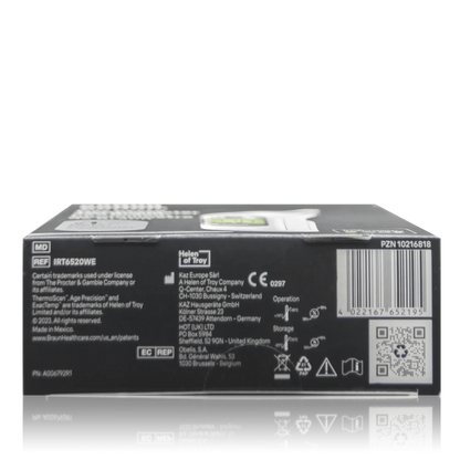 Braun ThermoScan 7 Ohrthermometer IRT6520WE - ROTE.PLACE