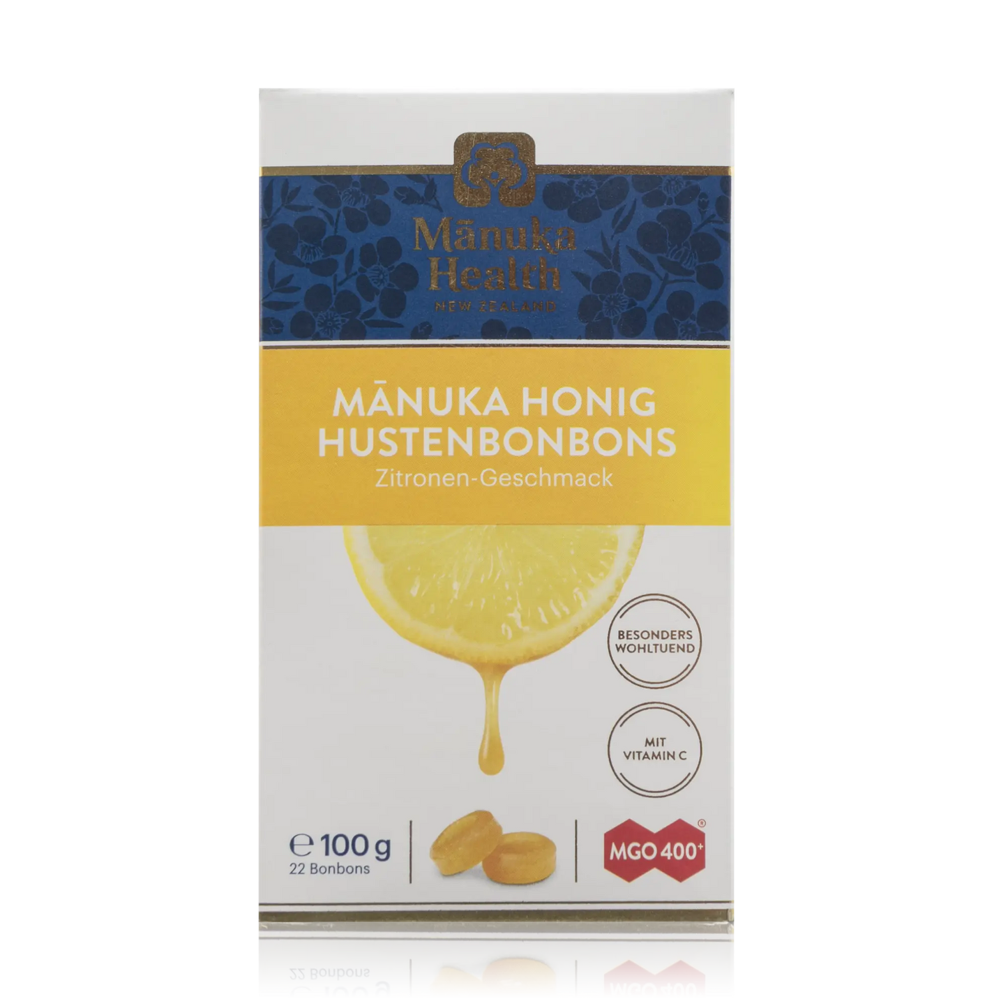 Manuka Honig Hustenbonbons Zitronen Geschmack (100g) - ROTE.PLACE
