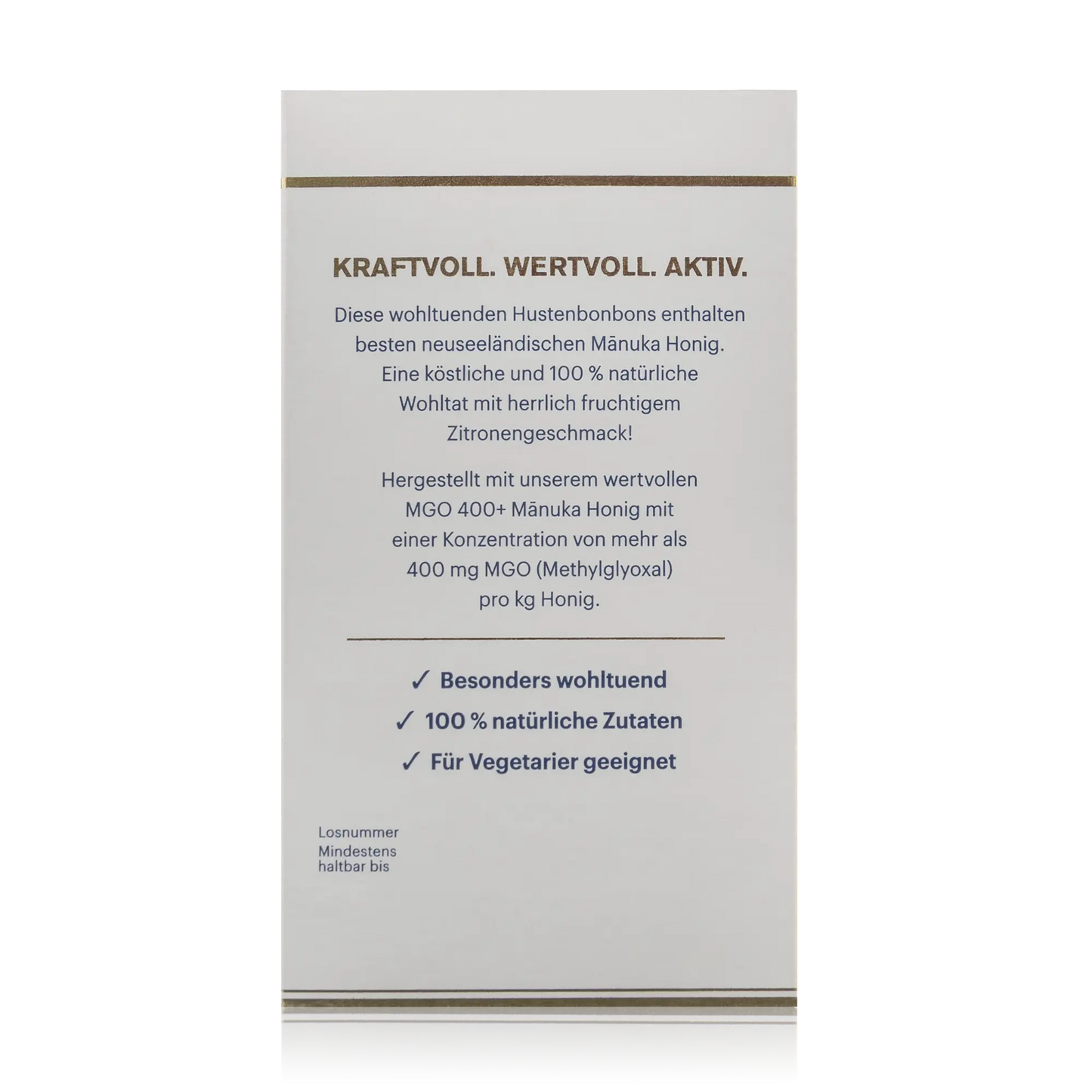 Manuka Honig Hustenbonbons Zitronen Geschmack (100g) - ROTE.PLACE