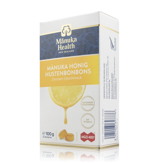 Manuka Honig Hustenbonbons Zitronen Geschmack (100g) - ROTE.PLACE