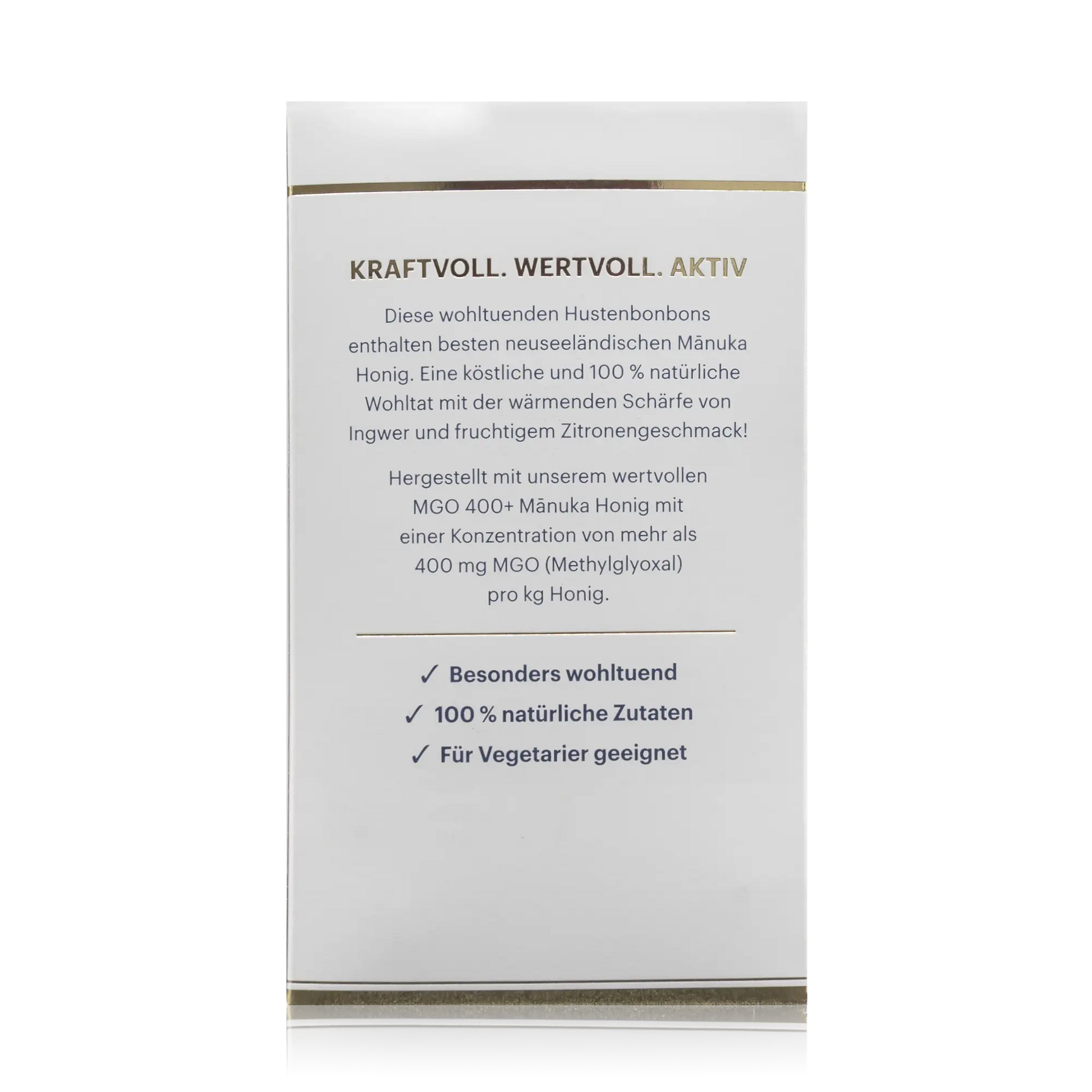 Manuka Honig Hustenbonbons Ingwer-Zitronen Geschmack (100g) - ROTE.PLACE