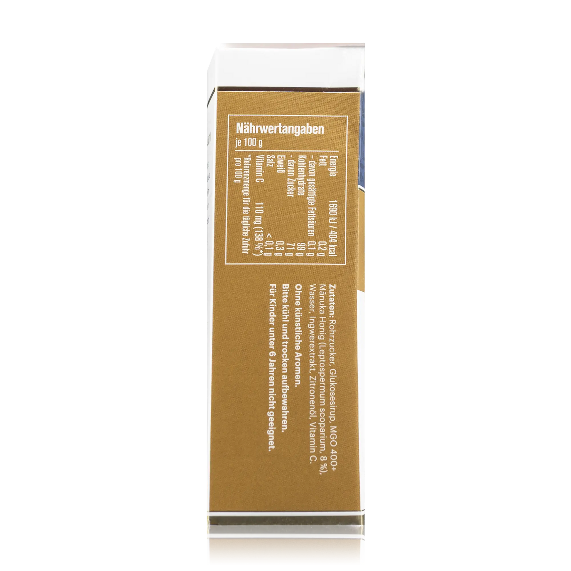 Manuka Honig Hustenbonbons Ingwer-Zitronen Geschmack (100g) - ROTE.PLACE