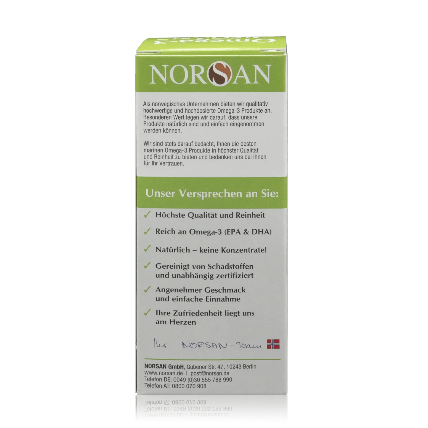 Norsan Algenöl Omega 3 Vegan mit Olivenöl und Zitronengeschmack (100ml) - ROTE.PLACE