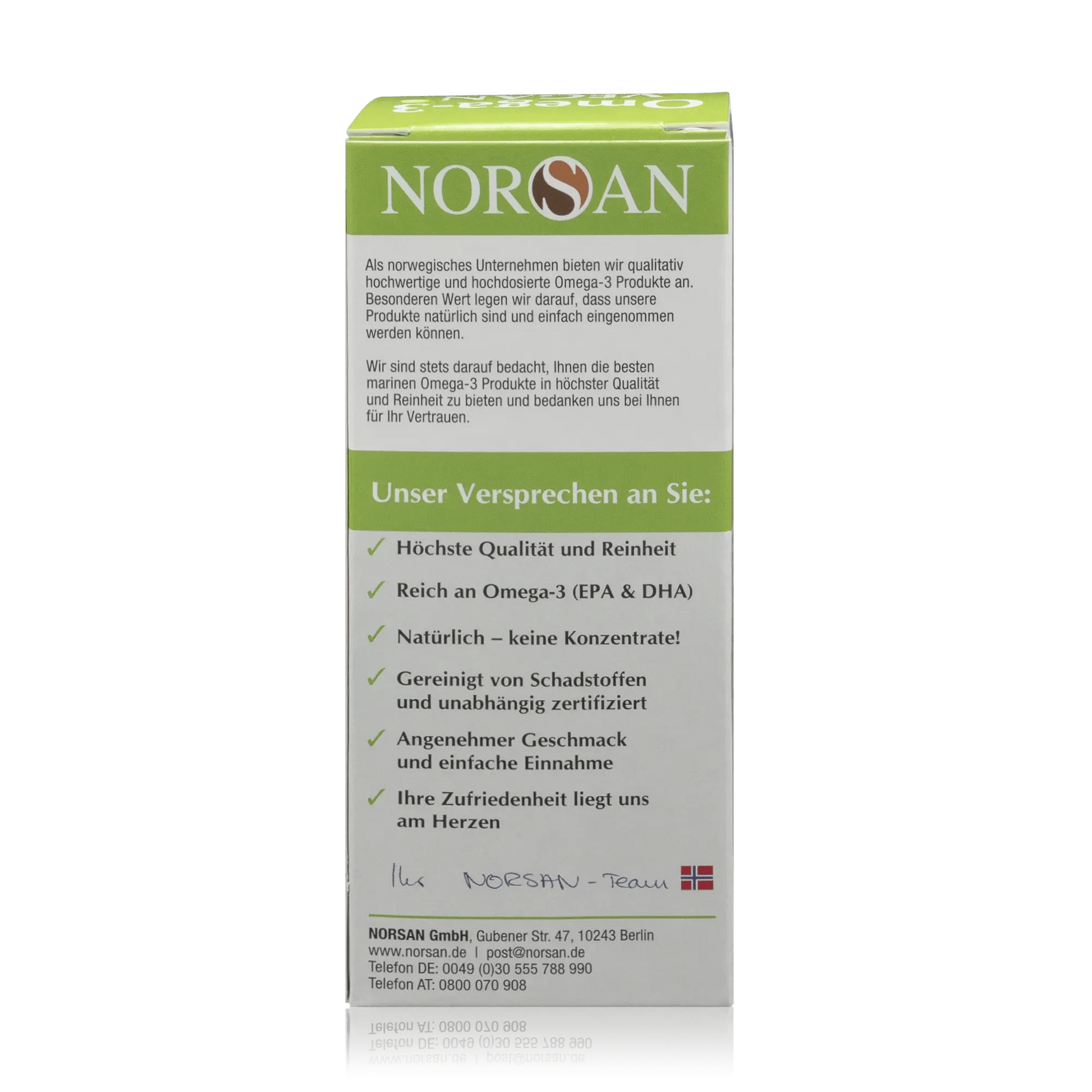 Norsan Algenöl Omega 3 Vegan mit Olivenöl und Zitronengeschmack (100ml) - ROTE.PLACE