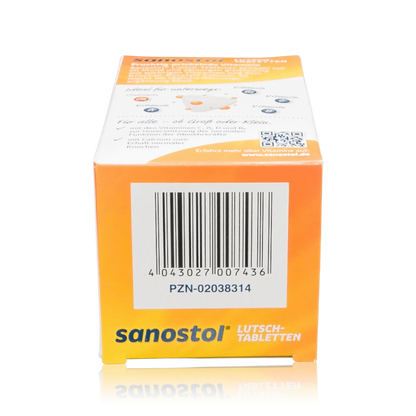 Sanostol Lutschtabletten mit Multi-Vitaminen und Calcium - ROTE.PLACE