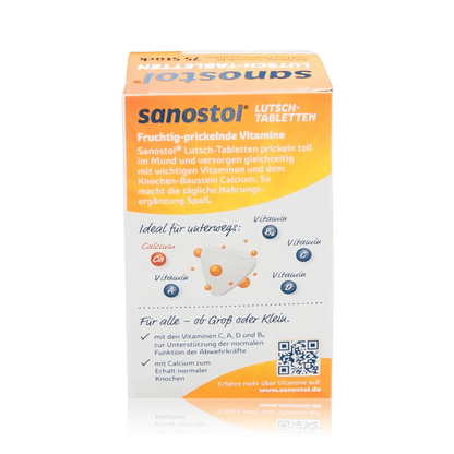 Sanostol Lutschtabletten mit Multi-Vitaminen und Calcium - ROTE.PLACE