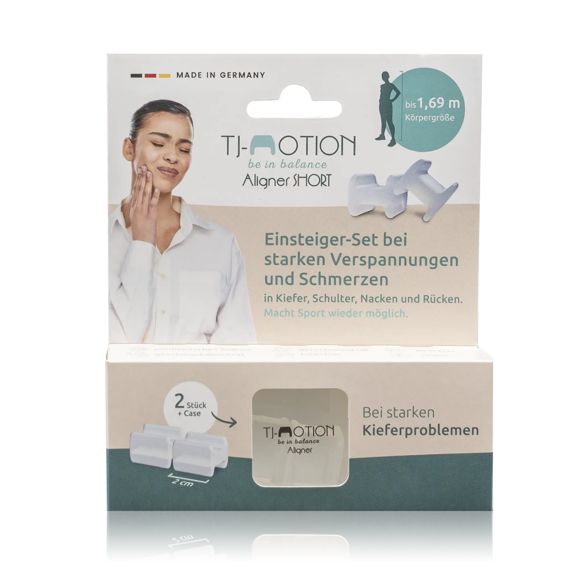 TJ Motion be in balance Aligner SHORT – Einsteiger-Set bei starken Verspannungen - bis 1,69 m Körpergröße (1 St.) - ROTE.PLACE