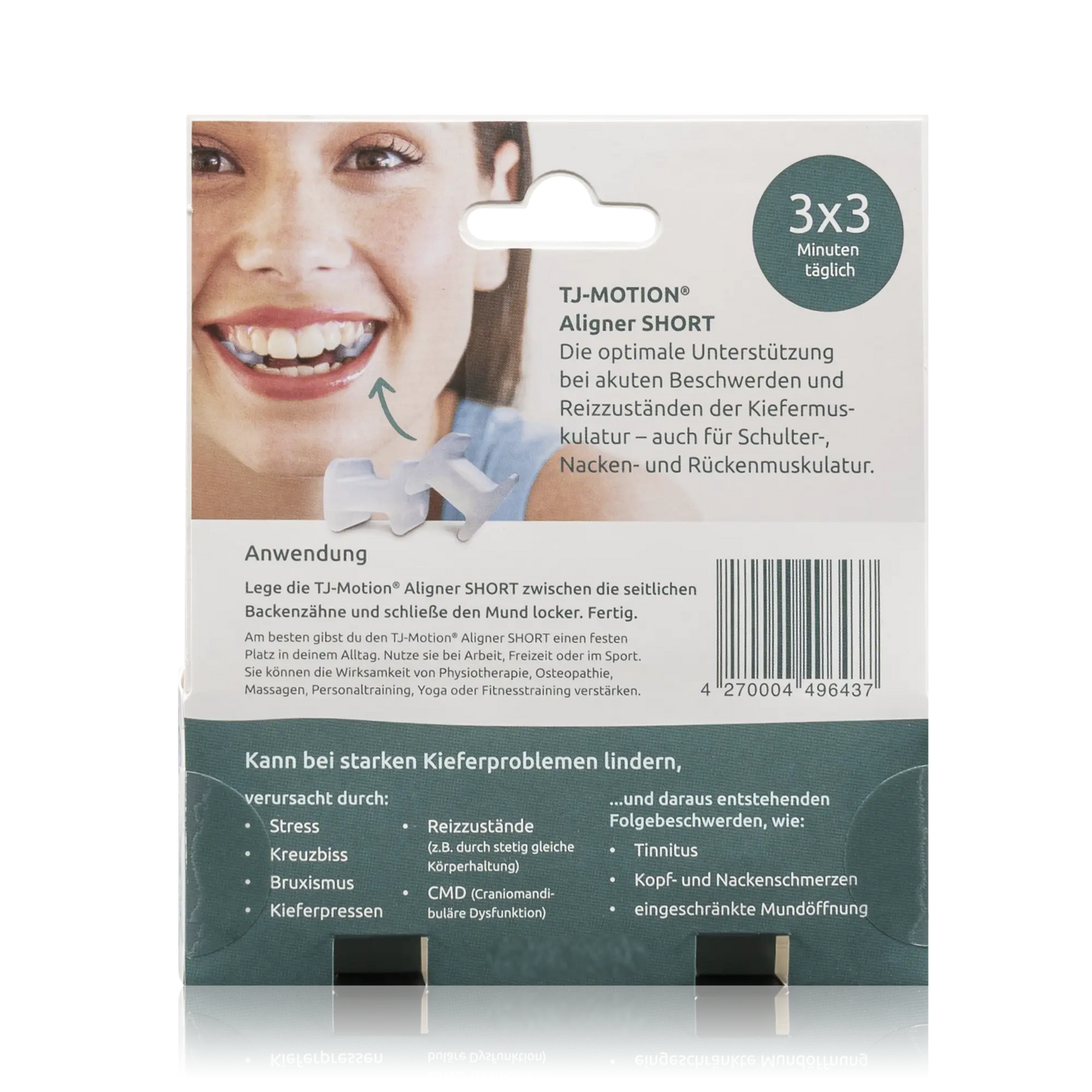 TJ Motion be in balance Aligner SHORT – Einsteiger-Set bei starken Verspannungen - bis 1,69 m Körpergröße (1 St.) - ROTE.PLACE