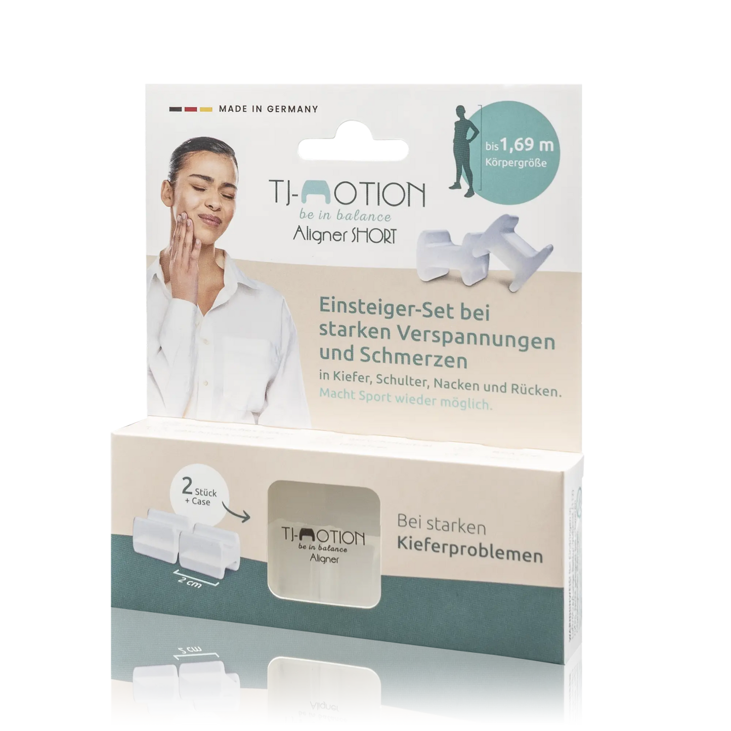 TJ Motion be in balance Aligner SHORT – Einsteiger-Set bei starken Verspannungen - bis 1,69 m Körpergröße (1 St.) - ROTE.PLACE